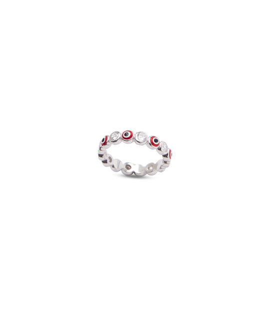 Red Evil Eye Ring