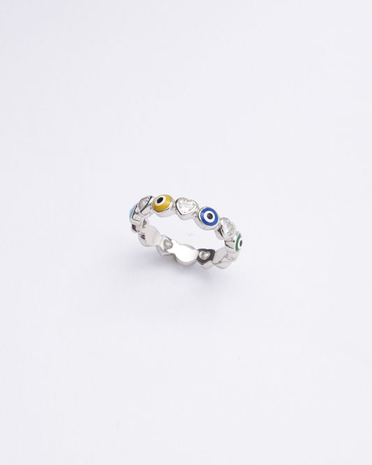 Colorful Evil Eye Ring