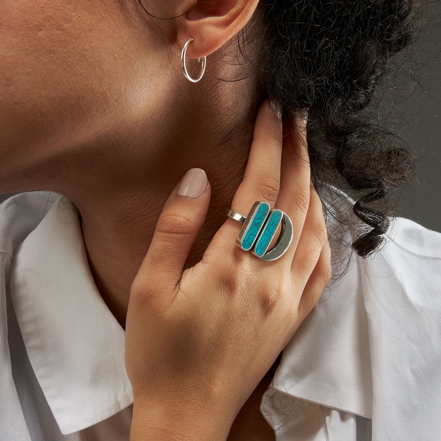 Lunar Turquoise Ring